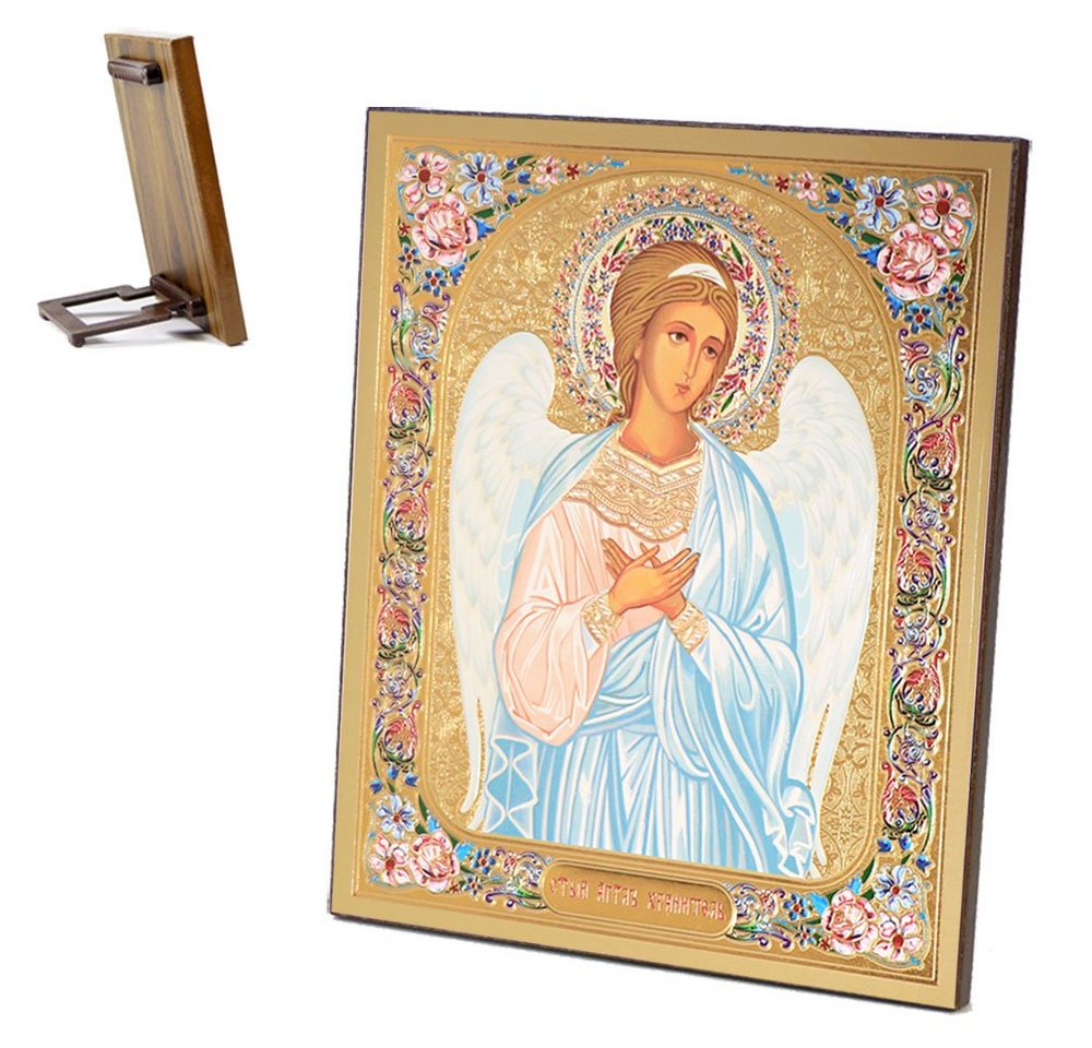 NKlaus Bild Ikone Schutzengel Holz 15x18 K Икона Ангел Хранитель Icon Ikona, Religion von NKlaus