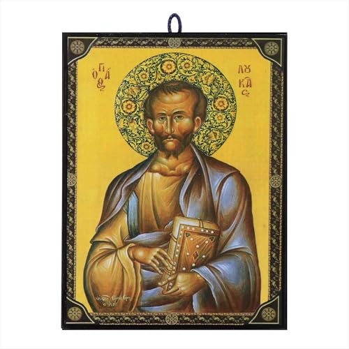 NKlaus Ikone Lukas Evangelist 9,7x13,5x1,2cm Christliche Ikone orthodox aus Griechenland 60059 NKlaus Ikone Lukas Evangelist 9,7x13,5x1,2cm Christliche Ikone orthodox aus Griechenland 60059 von NKlaus