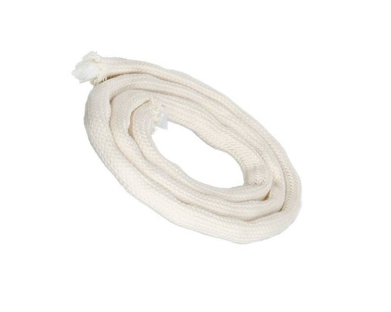 NKlaus Windlicht Rund Docht mit Glasfasereinlage 8mm, 1m Lang von NKlaus