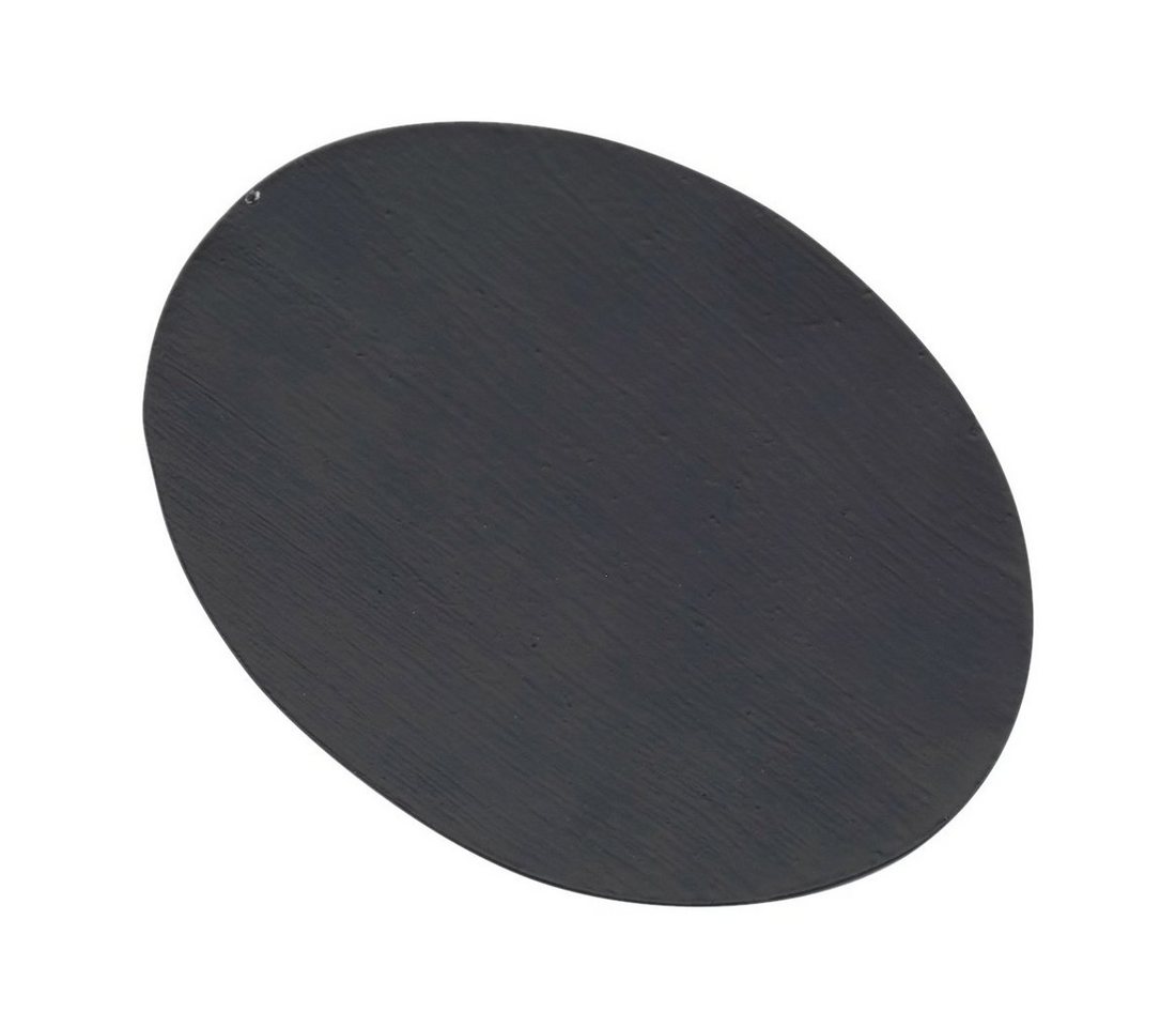 NKlaus Kerzentablett 13,5x10cm Kerzenteller Oval Aluminium Schwarz Kerz NKlaus Kerzentablett 13,5x10cm Kerzenteller Oval Aluminium Schwarz Kerz von NKlaus