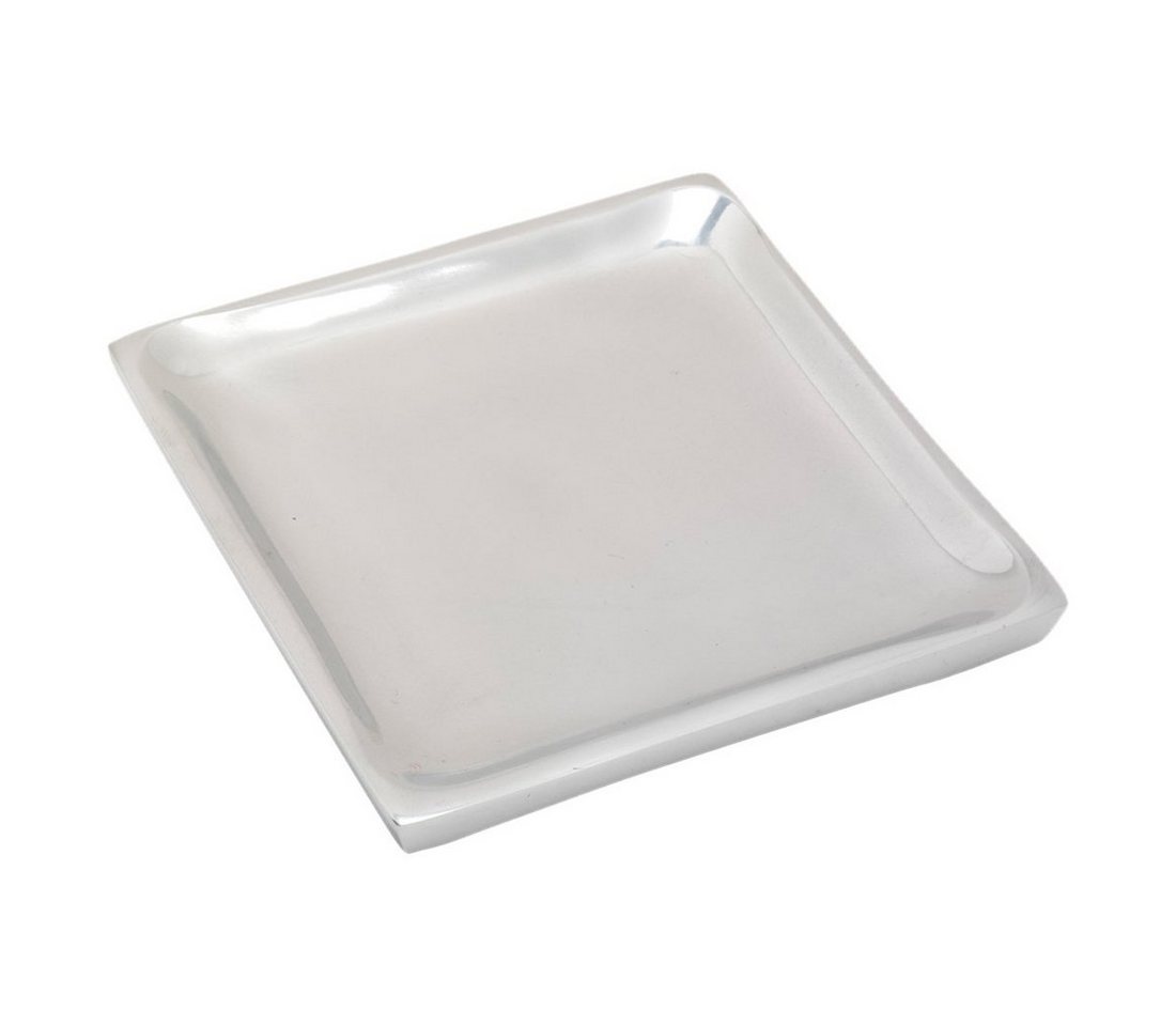 NKlaus Kerzentablett Alu Kerzenteller Viereckig 9x9cm Innen Silber Poli NKlaus Kerzentablett Alu Kerzenteller Viereckig 9x9cm Innen Silber Poli von NKlaus