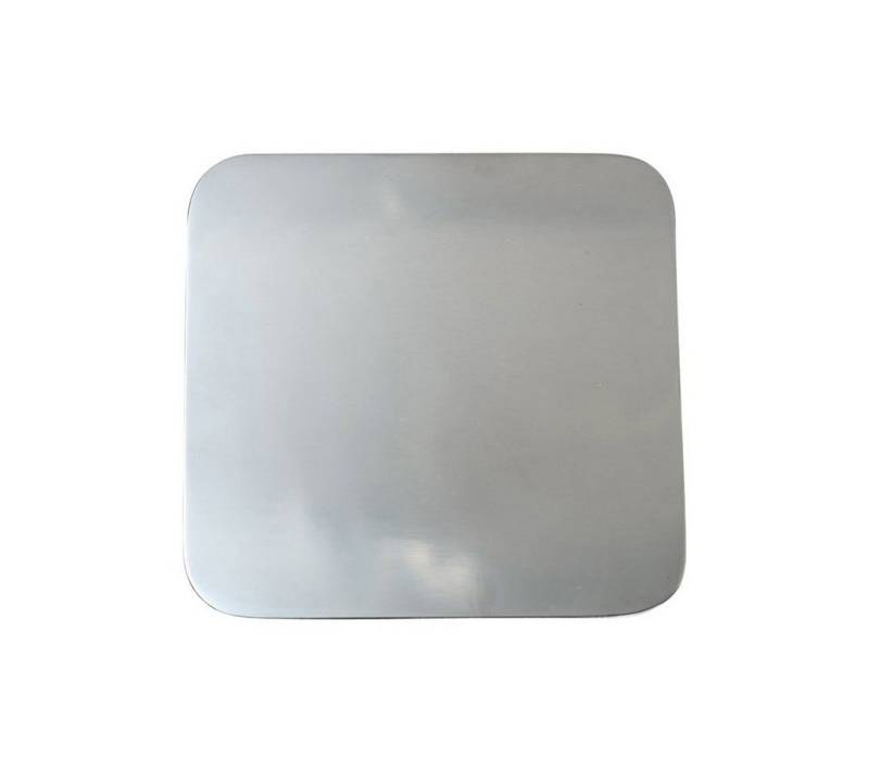 NKlaus Kerzentablett Teller Edelstahl Poliert 12x12cm Kerzenhalter Kerz von NKlaus