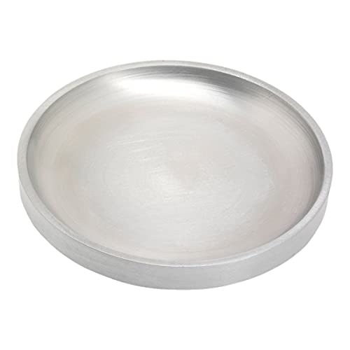 NKlaus Kerzenteller rund Ø 10cm Kerzenständer Taufkerze Kerzenhalter - Kerzenuntersetzer Aluminium - Deko Stumpenkerzen Kommunion Taufe 10447 NKlaus Kerzenteller rund Ø 10cm Kerzenständer Taufkerze Kerzenhalter - Kerzenuntersetzer Aluminium - Deko Stumpenkerzen Kommunion Taufe 10447 von NKlaus