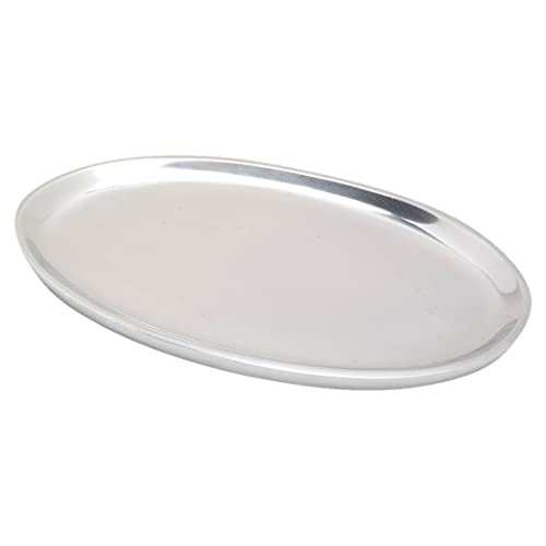 NKlaus Kerzenteller oval 20x11cm Aluminium Silber poliert Untertasse Tisch Dekoration Oberfläche glatt 10377 NKlaus Kerzenteller oval 20x11cm Aluminium Silber poliert Untertasse Tisch Dekoration Oberfläche glatt 10377 von NKlaus