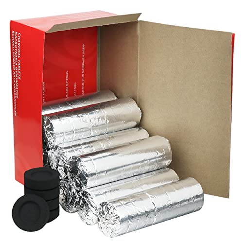 NKlaus Räucherkohle Schnellzündend 10 Rollen Ø 50mm 100 Stück Griechenland Kohle Brenndauer Kohletabletten 1231 NKlaus Räucherkohle Schnellzündend 10 Rollen Ø 50mm 100 Stück Griechenland Kohle Brenndauer Kohletabletten 1231 von NKlaus