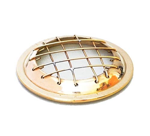 NKlaus Messing-Gitter Ø 85mm zum Abbrennen von Holzkohle Ersatzgitter für Weihrauch Harze Ersatzsieb für Weihrauchbrenner 4037 NKlaus Messing-Gitter Ø 85mm zum Abbrennen von Holzkohle Ersatzgitter für Weihrauch Harze Ersatzsieb für Weihrauchbrenner 4037 von NKlaus