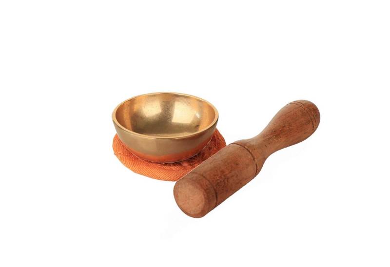 NKlaus Räucherschale Mini Klangschale Set 5x2cm – Messingschale mit Klöppel & Kissen NKlaus Räucherschale Mini Klangschale Set 5x2cm – Messingschale mit Klöppel & Kissen von NKlaus