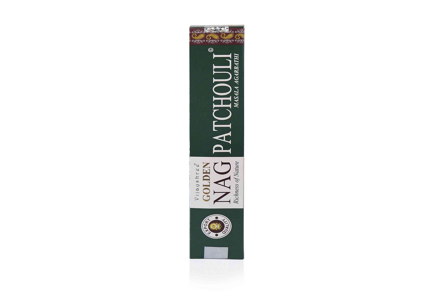 NKlaus Räucherstäbchen-Halter Golden Nag Patchouli Räucherstäbchen 15g – Exotisches Natur-Räucherwer von NKlaus