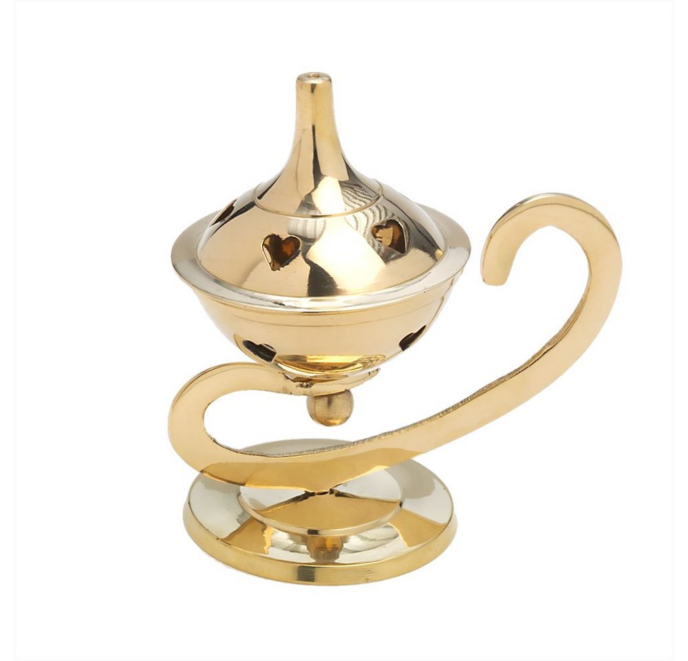 NKlaus Räucherstövchen 2x Weihrauchständer Gold mit Teelicht Messing Handarbeit Räucherset Ge, Räucherstövchen NKlaus Räucherstövchen 2x Weihrauchständer Gold mit Teelicht Messing Handarbeit Räucherset Ge, Räucherstövchen von NKlaus