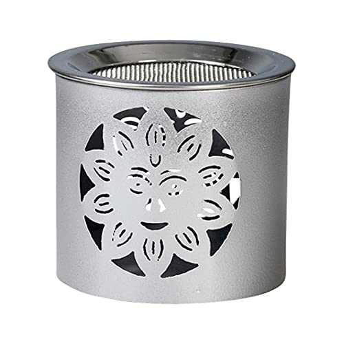 NKlaus Räucherstövchen Eisen Silber matt Höhe: 6cm Betriebsart Teelicht mit Sieb für Weihrauch 10919 NKlaus Räucherstövchen Eisen Silber matt Höhe: 6cm Betriebsart Teelicht mit Sieb für Weihrauch 10919 von NKlaus