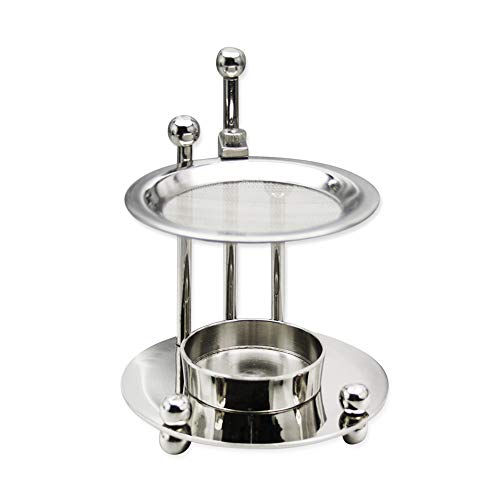 NKlaus Rauchgefäß Ø 9cm Messing vernickelt Räucherstövchen Silber Weihrauchständer für Weihrauch Räucherwerk Harze auf Teelicht 2759 NKlaus Rauchgefäß Ø 9cm Messing vernickelt Räucherstövchen Silber Weihrauchständer für Weihrauch Räucherwerk Harze auf Teelicht 2759 von NKlaus