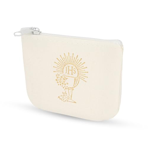 NKlaus Rosenkranz Kunstleder Etui weiß 6x8cm motiv Kelch IHS Christusmonogramm 14440 NKlaus Rosenkranz Kunstleder Etui weiß 6x8cm motiv Kelch IHS Christusmonogramm 14440 von NKlaus