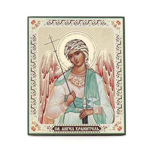 NKlaus Schutzengel Holz Ikone 10x12cm christlich orthodox, religiös, Segen 13912 NKlaus Schutzengel Holz Ikone 10x12cm christlich orthodox, religiös, Segen 13912 von NKlaus