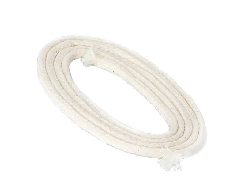 NKlaus Windlicht Rund Docht mit Glasfasereinlage 6mm, 5m Lang von NKlaus