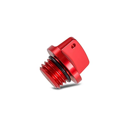 NLLeZ 1pc Öleinfüllschraube Stecker for Ducati Diavel 848 Monster 696 796 821 1200 1100 EVO Scrambler 899 1199 1299 Panigale Multi (Farbe : Rot) von NLLeZ