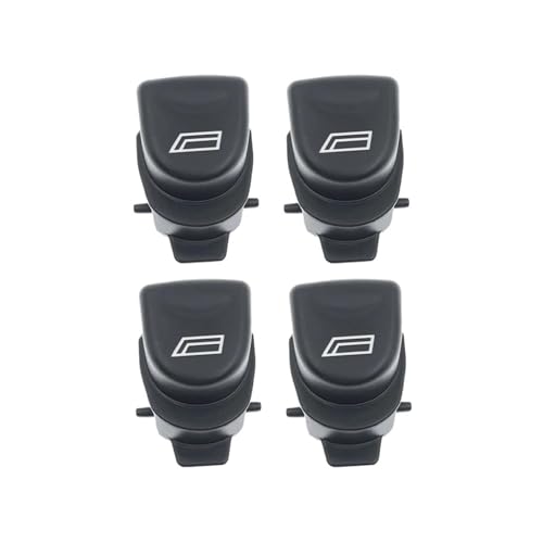 Fenstersteuerschalter Fensterheber-Taste für 147 GT Autofensterschalter-Tastenkappenabdeckung(4Pcs) von NLNGNZBZTP