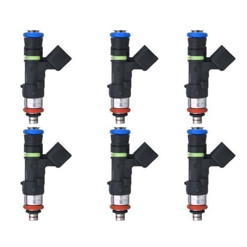 Kraftstoffspray 6PCS Kraftstoff Injektor 0280158154 12602223 Für GMC Für Chevrolet Für Buick Auto 3,6 L Automotive Injektoren von NLNGNZBZTP