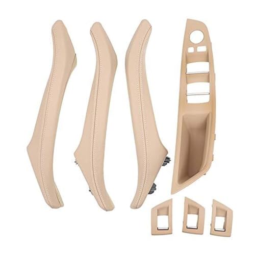 NLNGNZBZTP 7 STÜCKE Innentür Fensterheber Panel Trim Pull Griff Für 5 Series F10/F11/F18 520-535 2010-2017 Türinnengriff Im Auto von NLNGNZBZTP