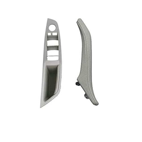 NLNGNZBZTP 7-teiliges Innentür-Fensterheber-Panel-Trimm-Zuggriff Für 5er F10 F11 F18 520-535 Rot_Braun Set Türinnengriff Im Auto(‎Gray 2pcs Set) von NLNGNZBZTP