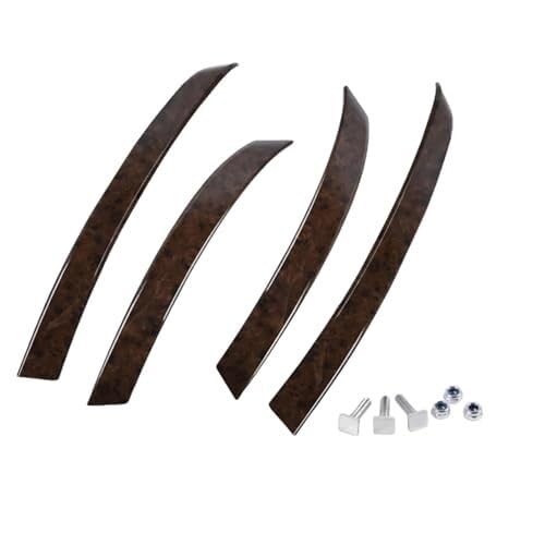 NLNGNZBZTP Auto Innen Tür Armlehne & Griff Trim Kit Dekorative Abdeckung Für 5 Series E60 E61 2004-2006 Türinnengriff Im Auto(‎Brown 4pcs) von NLNGNZBZTP