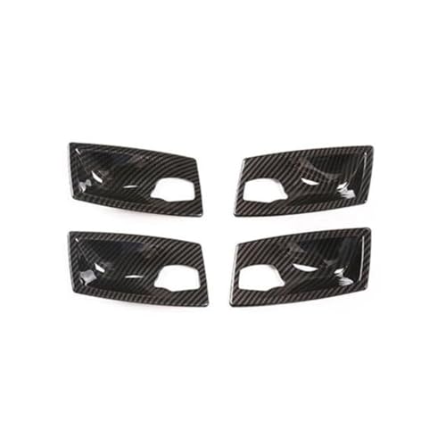 NLNGNZBZTP Carbon Texture Innentürgriffabdeckung Trim Für 5 Series E60 (2004-2010) Türinnengriff Im Auto(04-06 Carbon) von NLNGNZBZTP