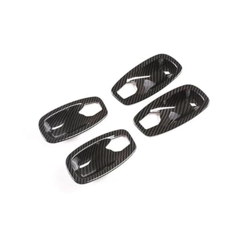 NLNGNZBZTP Carbon Texture Innentürgriffabdeckung Trim Für 5 Series E60 (2004-2010) Türinnengriff Im Auto(06-10 Carbon) von NLNGNZBZTP