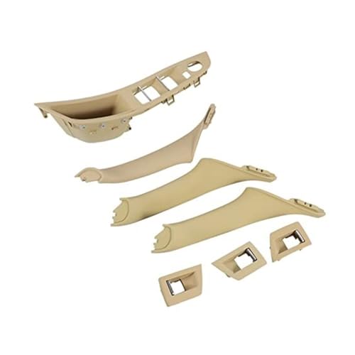 NLNGNZBZTP Für 5er F10 F11 F18 2010-2016 7-tlg. Auto-Fahrersitz Armlehne Vorne Links Innentürgriff Ziehen 1 Loch LHD Autoinnenraum Türinnengriff Im Auto(‎Beige) von NLNGNZBZTP