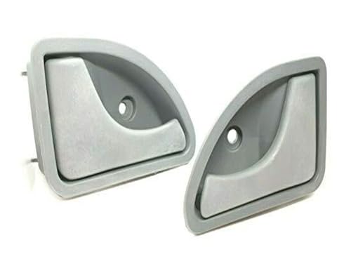 NLNGNZBZTP Für Twingo Innen Tür Griff Vorne Links & Rechts Grau Türinnengriff Im Auto von NLNGNZBZTP