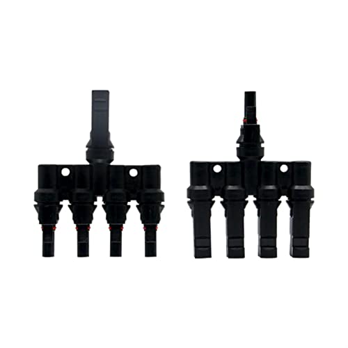 NLNGZKZFNF 1 Paar 4 in 1 T-Niederlassung Solarverbinderzweigadapter PV Stecker for Solarkabel Steckverbinder NLNGZKZFNF 1 Paar 4 in 1 T-Niederlassung Solarverbinderzweigadapter PV Stecker for Solarkabel Steckverbinder von NLNGZKZFNF