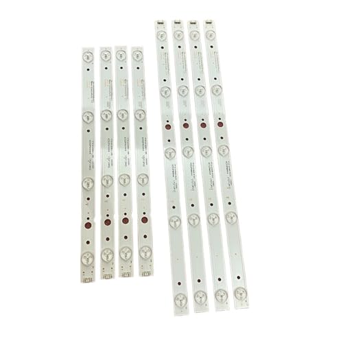 NLNGZKZFNF 10set=80pcs LED Strip für TV 43UJ620V 43UG620V 43UJ6200 CRH-A4330300104L6CN CRH-A4330300105R6CNRev1.0 CRH-A4330300104L74C Lichtleisten von NLNGZKZFNF