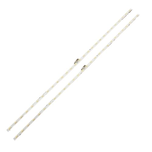 NLNGZKZFNF 28LED (3V) LED-Hintergrundbeleuchtung passend für Samsung UE43NU7470 UE43RU7410U UE43RU7025K UE43RU7400 V8N4-430SM0-R0 BN96-46053A CY-NR043HGHV1V Lichtstreifen (Set 2 Stück für 1 TV) von NLNGZKZFNF