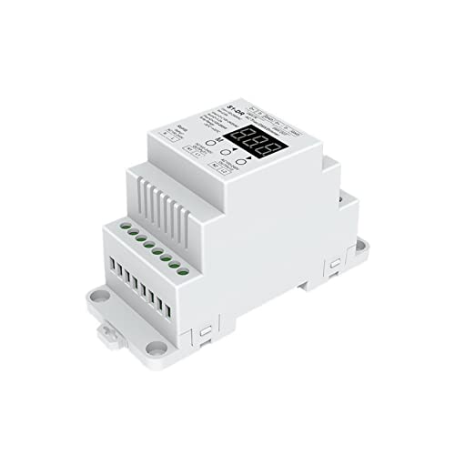 NLNGZKZFNF Dimmer 22 0V DIN Spur AC 230V 110V 120V 288W 2 K Triac DMX Dimmer Dual Channel Ausgang Silicon DMX 512 Controller S1-DR Dimmer von NLNGZKZFNF