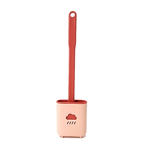 NLNGZKZFNF Toilettenbürste Spalte Cleaning WC Splush Weiche weiche Bürste for Basis Klobürste(Pink) von NLNGZKZFNF