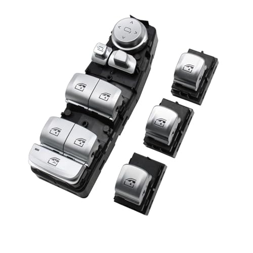 Fensterheberschalter Electric Power Fensterheber Für 3 5 7 Für X5 Für X6 F30 F35 F25 F26 F07 F10 F18 F01 F02 Master Fensterheber Schalter Control Taste(Model A 4pcs Set) von NLNPFGHVZY