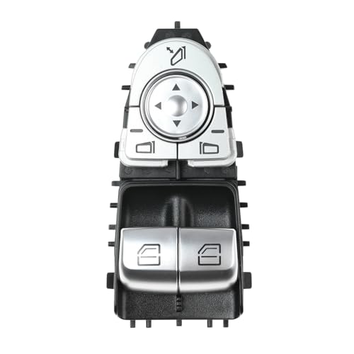 Fensterheberschalter Electric Power Fensterheber Für Benz C-Klasse W205 Für Coupe Vito W447 Elektrischer Hauptfensterschalter(Model B black) von NLNPFGHVZY