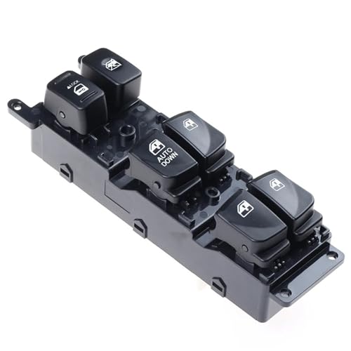 Fensterheberschalter Electric Power Fensterheber Für Hyundai Für Accent 2007-2010 Elektrische Power Master Fenster Schalter Heber Glas Control Taste 93570-1E110 93580-1E000(Window Switch) von NLNPFGHVZY