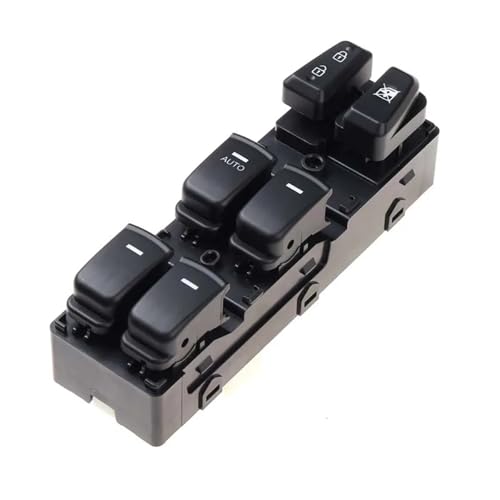 Fensterheberschalter Electric Power Fensterheber Für Hyundai Für Sonata 2011-2014 Fensterheberschalter 935703S000 93570-3S000 935703S000RAS(Black) von NLNPFGHVZY