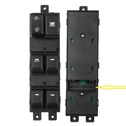 Fensterheberschalter Electric Power Fensterheber Für Kia Morning 2011-2016 Elektrische Fensterheber Schalter Auto 93570-1Y500 93570-1Y200(93570-1Y500(18pins)) von NLNPFGHVZY
