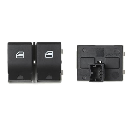 Fensterheberschalter Electric Power Fensterheber Für SEAT IBIZA 2002-2009 6Q0959858A 6Q0959858 Power Einzigen Fenster Schalter(Black Bottom) von NLNPFGHVZY