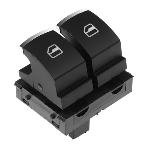 Fensterheberschalter Electric Power Fensterheber Für VW Für Golf 5 6 Für Touran Für Passat B6 B7 CC Caddy Für Tiguan Für Polo Fenster Hauptschalter Knopfsteuerung 5K3959857(5K3959857) von NLNPFGHVZY