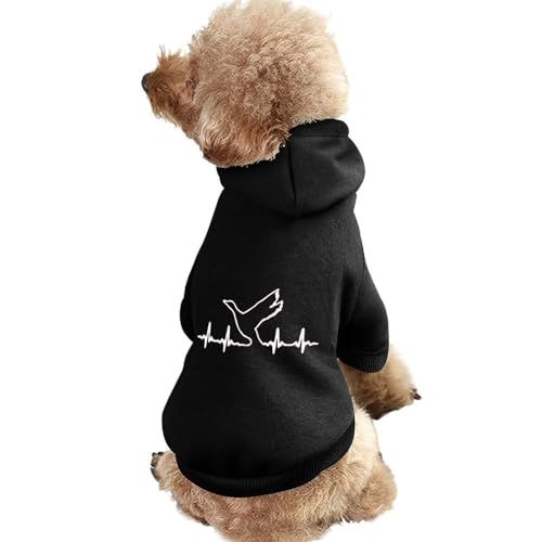 Ente Wasservögel Jagd Herzschlag Warmer Hunde-Kapuzenpullover Niedliches Hundekostüm-Sweatshirt Gemütliche Haustierkleidung L Ente Wasservögel Jagd Herzschlag Warmer Hunde-Kapuzenpullover Niedliches Hundekostüm-Sweatshirt Gemütliche Haustierkleidung L von NLWQEKV
