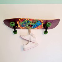 Skateboard Halter - Wand Made in Germany Snowboard Longboard Wandhalter Holz Plastikfrei Nachhaltig Skateboard Halter - Wand Made in Germany Snowboard Longboard Wandhalter Holz Plastikfrei Nachhaltig von NLebensfreude