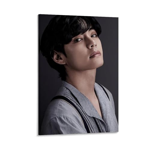BTS V Musikposter, Albumcover, Poster, Bandposter, Retro-Poster, Schlafzimmer, Musikposter, Rapper-Poster, Wandkunst, Leinwandposter, Raumdekoration, ästhetische Poster, Druck, Dekoration, Poster, von NLiangJi