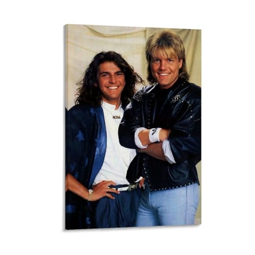 Modern Talking Music Poster, Albumcover, Poster, Bandposter, Retro-Poster, Schlafzimmer, Musikposter, Rapper-Poster, Wandkunst, Leinwandposter, Raumdekoration, ästhetische Poster, Druck, Dekoration, von NLiangJi