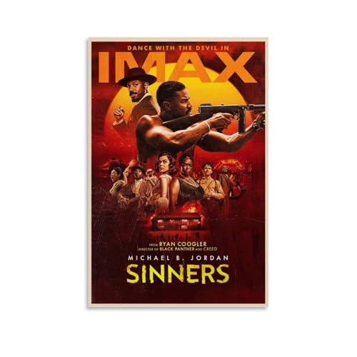 NLiangJi Retro-Filmposter Sinners, Leinwanddruck, Innendekoration, Poster, 60 x 90 cm, ungerahmter Stil von NLiangJi