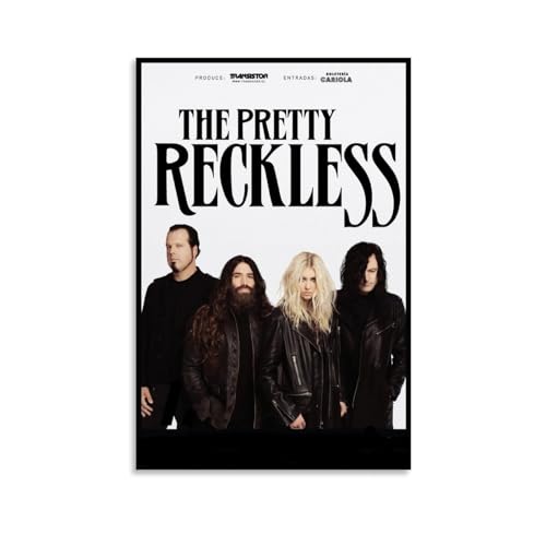 The Pretty Reckless Musikposter, Albumcover, Poster, Bandposter, Retro-Poster, Schlafzimmer, Musikposter, Rapper, Poster, Wandkunst, Leinwandposter, Raumdekoration, ästhetische Poster, Druck, von NLiangJi