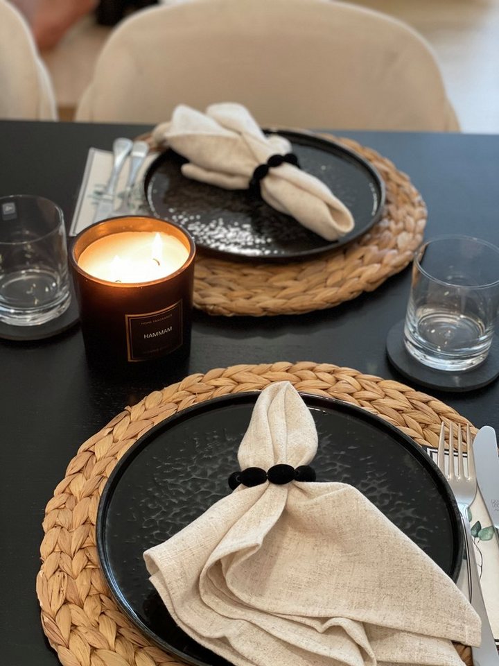 NM Maison Secret Stoffserviette Stoffservietten (Leinenstoff), (6 St) von NM Maison Secret