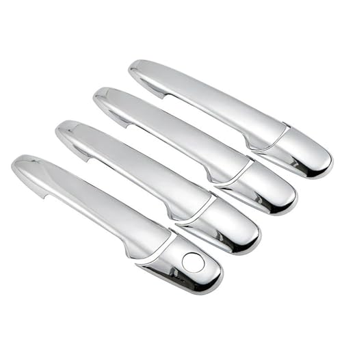 Auto Außentürgriff Für Mazda 3 5 6 2003-2008 Für RX8 Auto Ersetzen Zubehör Auto Türgriff Abdeckung Links Rechts Vorne Hinten Auto Tür Griffe Seitentürgriffabdeckung Verkleidung Styling(Chrome) von NMBNPKTUCU