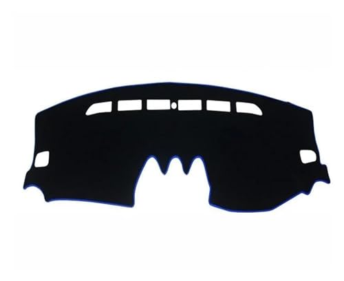 Sonnenschutz Dash Matte Teppich Für Suzuki Für Vitara Für LY 2015 2016 2017 2018 2019 2020 2021 2022 Instrument Teppich Zubehör Auto Dashboard Abdeckung Rutschfestes Pad Zubehör(A RHD Blue Side) von NMBNPKTUCU