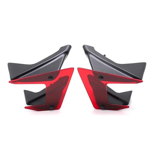 Aerodynamisches Flügelkit mit Frontspoiler-Winglet Motorrad-Modifikationsteile Seitlicher Abtrieb Nackte Spoiler Festflügel Winglet Verkleidungsflügel Für Y&amaha MT07 MT-07 2021(Type C) von NMBZVE